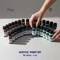 Franco Arte Acrylic Paint Set 36 Colors, 2 oz Bottles – Non-Toxic, Fast Dry, Rich Pigment for Canvas, Wood & DIY Crafts